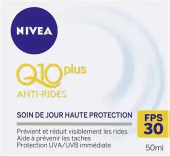 Géant Casino Soin de Jour Anti-Rides + Fermeté Q10 Power offre