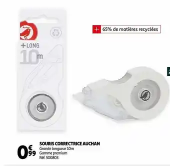 Auchan Souris correctrice auchan offre
