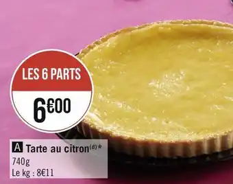 Géant Casino Tarte au citron offre