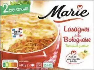 Géant Casino Lasagnes à la Bolognaise surgelées offre