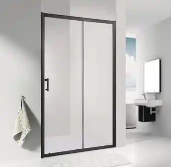 Brico Dépôt Porte coulissante - noire - 120 cm offre