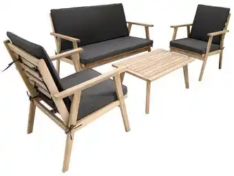 Brico Dépôt Coffee set bois "Alana" offre
