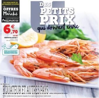 Super U Crevette Cuite offre
