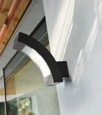 Brico Dépôt Applique LED l IP44 "Gambel" - Anthracite offre