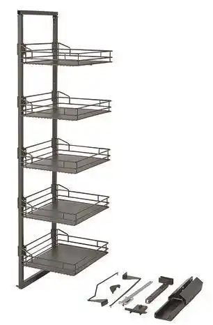 Brico Dépôt Rangement coulissant colonne anthracite H 184,5 cm L 55,5 cm offre
