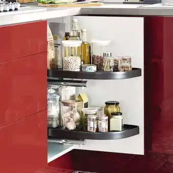 Brico Dépôt Rangement coulissant space gauche 2 paniers anthracite 120 cm offre