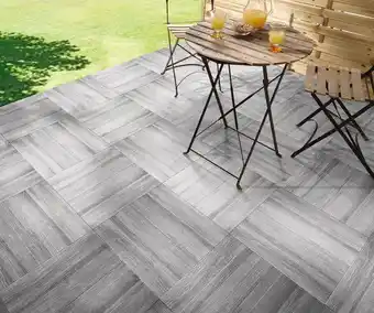 Brico Dépôt Carrelage de sol extérieur gris "Cargo" 50 x 50 cm offre