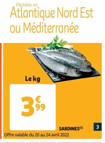 Auchan Supermarché Sardines offre