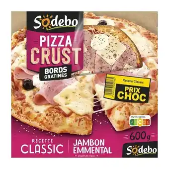 Auchan Supermarché Pizza crust sodebo offre