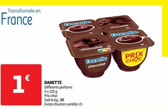 Auchan Supermarché Danette offre