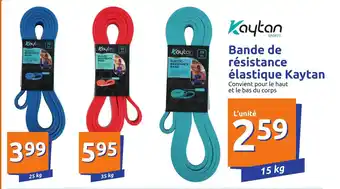 Action Bande de résistence électrique Kaytan offre