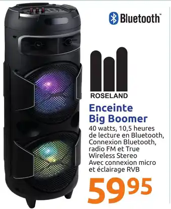 Action Enceinte Big Boomer offre