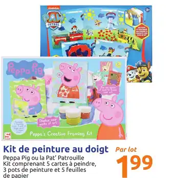 Action Kit de peinture au doigt offre