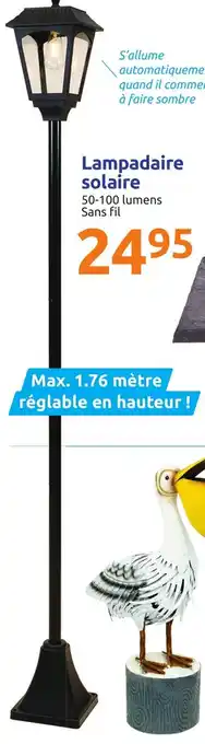 Action Lampadaire solaire offre