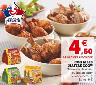 Super U Maitre coq coq ailes offre