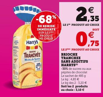 U Express Harrys brioche tranchee sans additifs offre
