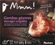Auchan GAMBAS GÉANTES SAUVAGES SURGELÉES offre