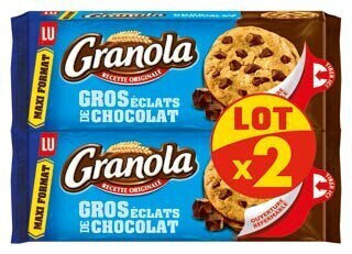 Auchan MAXI COOKIES AU CHOCOLAT AU LAIT GRANOLA offre