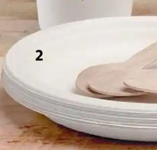 Auchan 10 assiettes à dessert offre