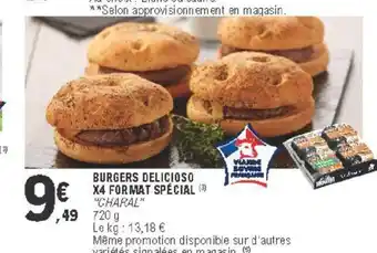 E.Leclerc Burgers Delicioso offre