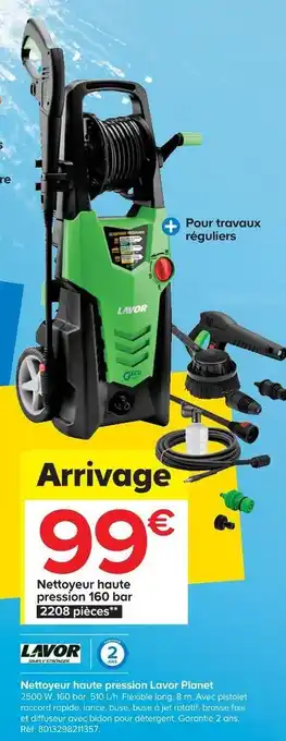 Castorama Lavor nettoyeur haute pression lavor planet offre