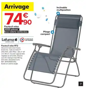 Fauteuil relax rt2