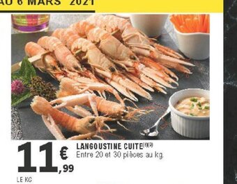 E.Leclerc Langoustine Cuite offre
