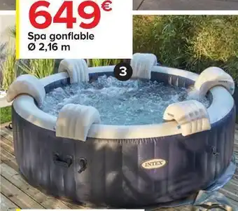 Castorama Intex spa gonflable pure spa blue navy offre