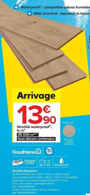 Castorama Stratifié beachlin offre