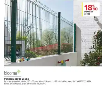 Castorama Blooma panneau soudé louga offre