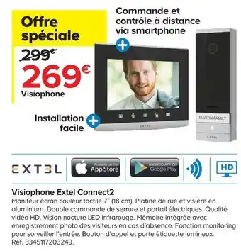 Extel visiophone connect2