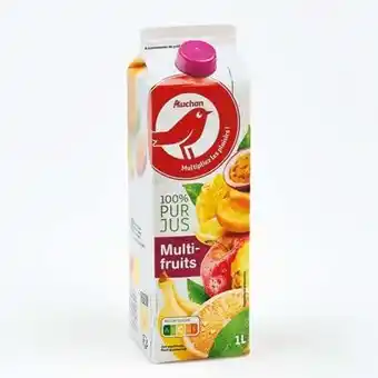 Auchan PUR JUS MULTIFRUITS offre