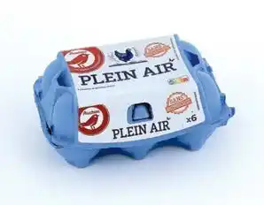 Auchan OEUFS DE POULES ÉLEVÉES EN PLEIN AIR offre