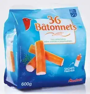 Auchan BÂTONNETS DE SURIMI offre