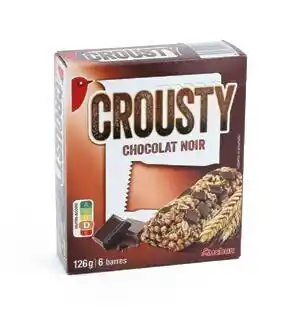 Auchan BARRES DE CÉRÉALES CROUSTY offre