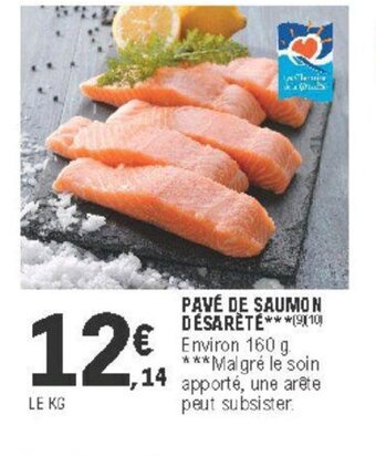 E.Leclerc Pavé de Saumon Désarête offre