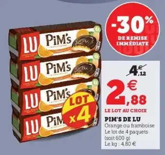 Super U Pim's de lu offre