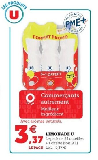 Super U Limonade u offre