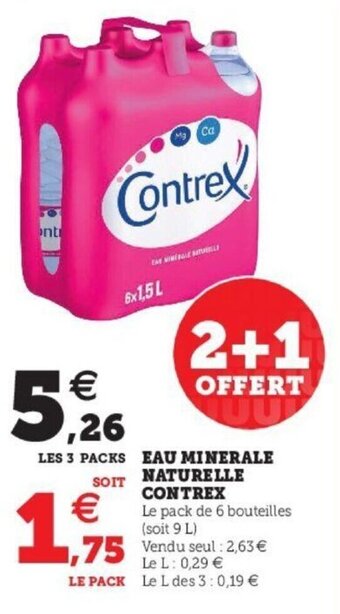 Eau minerale naturelle contrex