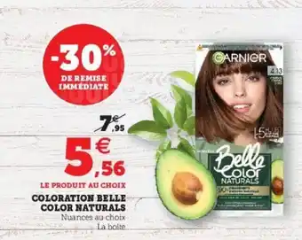Super U Coloration belle color naturals offre