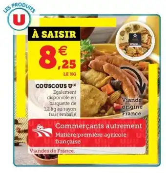 Super U Couscous u offre