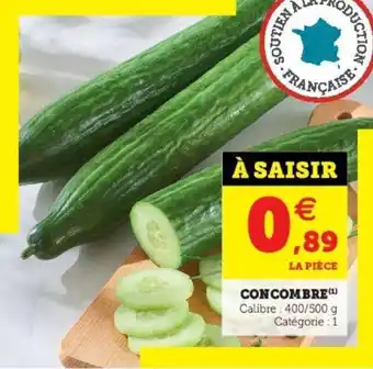 Super U Concombre offre
