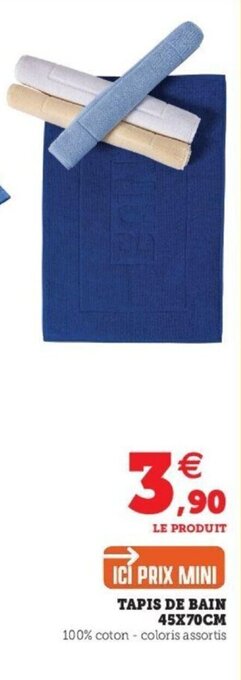 Super U Tapis de bain offre