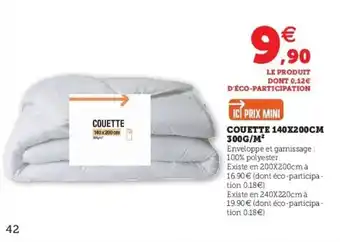 Super U Couette offre