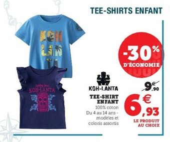 Super U Tee-shirt enfant offre