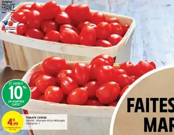 Intermarché Tomate cerise offre