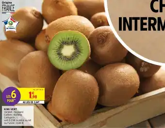 Intermarché Kiwi vert offre