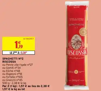 Intermarché Spaghetti N2 riscossa offre
