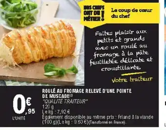 E.Leclerc Roulé Au Fromage Relevé D'Une Pointe offre