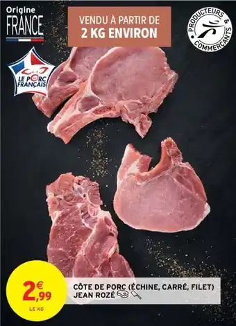 Côte de porc